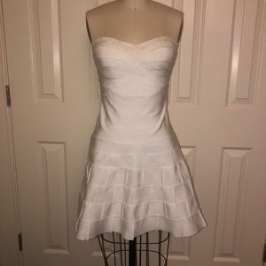 Stretchy spandex skater dress